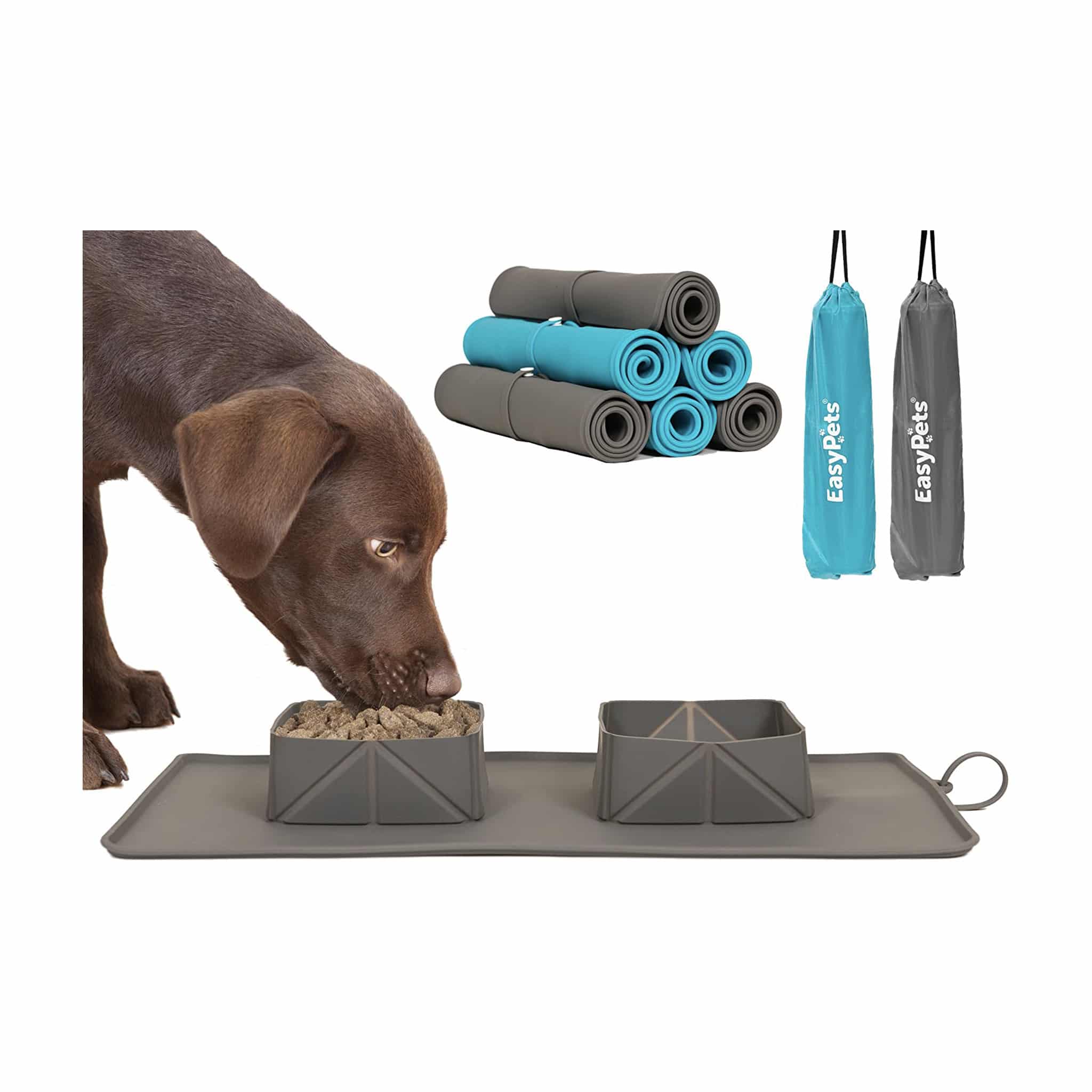 Roll Up Travel Dog Bowl